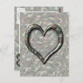 Carte Postale Coeur forestier des bois de cauflage sur Ca (Devant / Derrière)