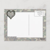 Carte Postale Coeur forestier des bois de cauflage sur Ca (Dos)