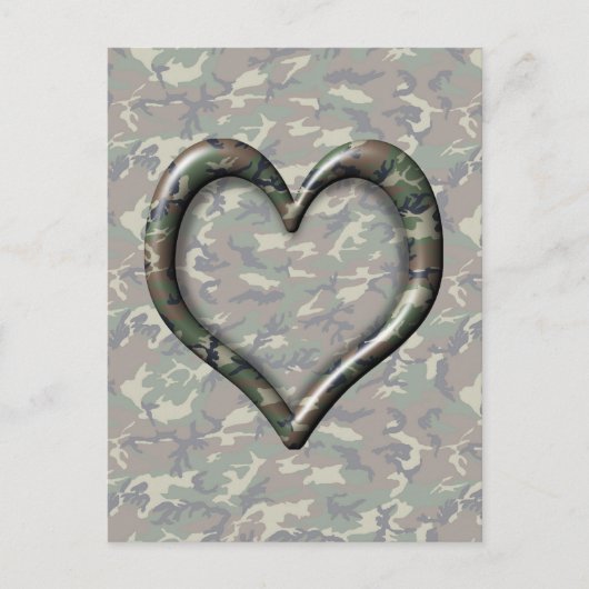 Carte Postale Coeur forestier des bois de cauflage sur Ca (Devant)