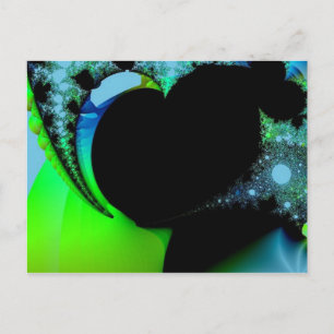 Carte postale Coeur fractal