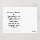 Carte Postale Coeur gothique rouge et gris mignon enregistrer la (Dos)