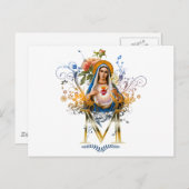 Carte Postale Coeur immaculé de Marie (Devant / Derrière)