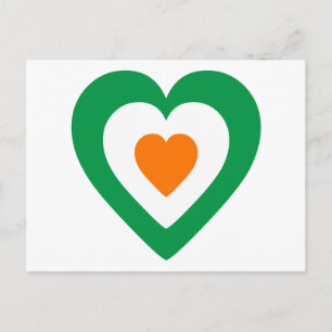 Carte Postale Coeur irlandais