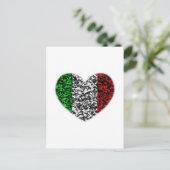Carte Postale Coeur Italie (Debout devant)
