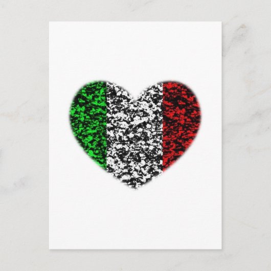 Carte Postale Coeur Italie (Devant)