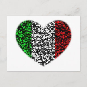 Carte Postale Coeur Italie
