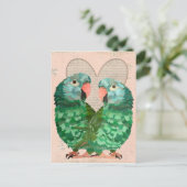 Carte postale Coeur Jade Parrots (Debout devant)