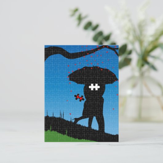 Carte Postale Coeur manquant (Debout devant)