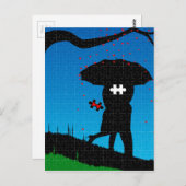 Carte Postale Coeur manquant (Devant / Derrière)