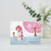 Carte postale Coeur manquant de Mio (Debout devant)