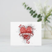 Carte Postale Coeur Mexique (Debout devant)