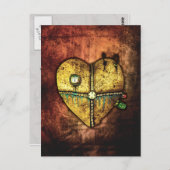 Carte postale Coeur moins cassé d'art gothique (Devant / Derrière)