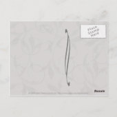 Carte postale Coeur moins cassé d'art gothique (Dos)