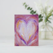 Carte postale Coeur peint (Debout devant)