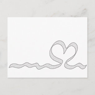 Carte Postale Cœur Romantique