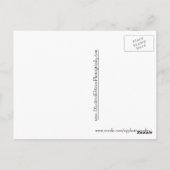 Carte Postale Coeur rose (Dos)