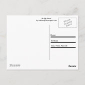 Carte Postale Coeur rouge (Dos)