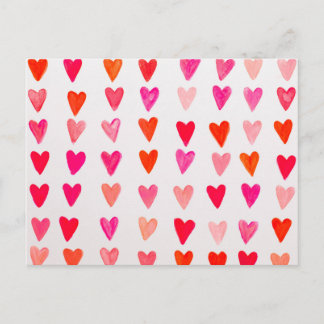 Carte Postale Coeur rouge.