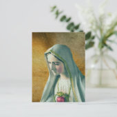 Carte Postale Cœur Sacré de Marie (Debout devant)