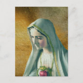 Carte Postale Cœur Sacré de Marie (Devant)