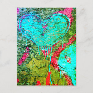 Carte Postale Coeur saignant