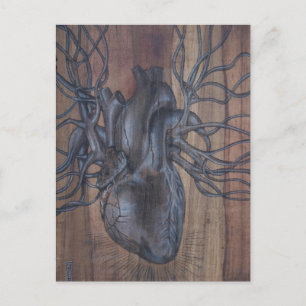 Carte Postale Coeur saignant