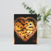 Carte Postale coeur steampunk (Debout devant)