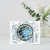 Carte Postale Coeur sur Terre (Debout devant)