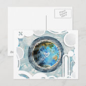 Carte Postale Coeur sur Terre (Devant / Derrière)