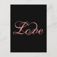 Cœur Tendance Mariage Amour Calligraphie Grise