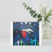 Carte postale Coeur Volant (Debout devant)