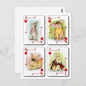 CARTE POSTALE CŒURS (Devant / Derrière)