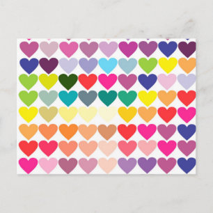 Carte Postale Coeurs