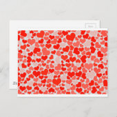 Carte Postale Coeurs (Devant / Derrière)