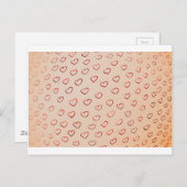 Carte Postale Coeurs (Devant / Derrière)