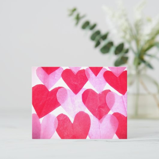 Carte Postale Coeurs (Debout devant)