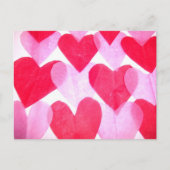 Carte Postale Coeurs (Devant)