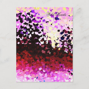 CARTE POSTALE CŒURS