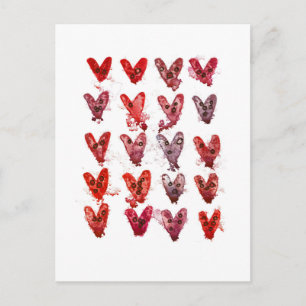 Carte Postale Cœurs