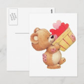 Carte Postale Coeurs (Devant / Derrière)