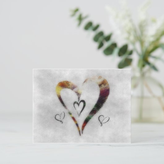 Carte Postale Coeurs (Debout devant)