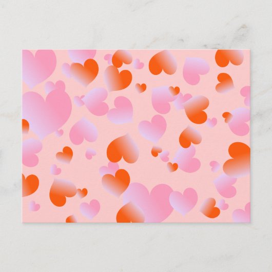 Carte Postale Cœurs (Devant)