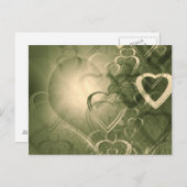 Carte Postale Cœurs (Devant / Derrière)