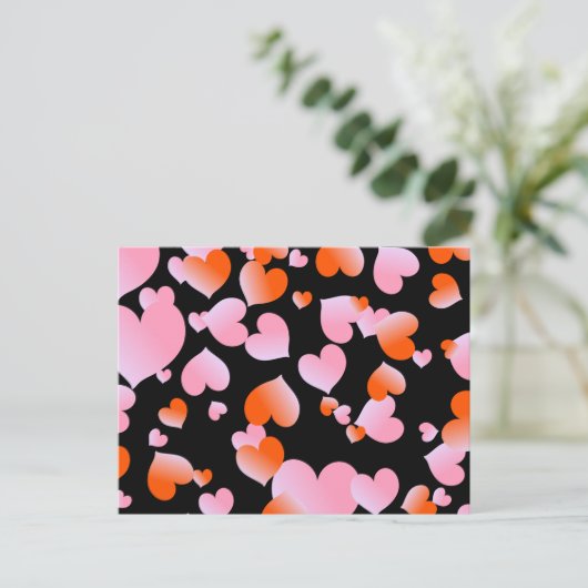 Carte Postale Cœurs (Debout devant)