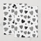 Carte Postale Coeurs 1 (Devant / Derrière)