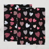 Carte Postale Coeurs 2 (Devant / Derrière)