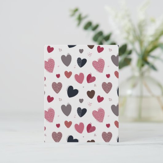 Carte Postale Coeurs 3 (Debout devant)