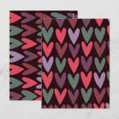 Carte Postale Coeurs 6 (Devant / Derrière)