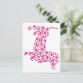 Carte Postale Coeurs Dachshund (Debout devant)