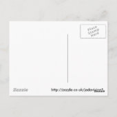 Carte Postale Coeurs d'amour argent (Dos)